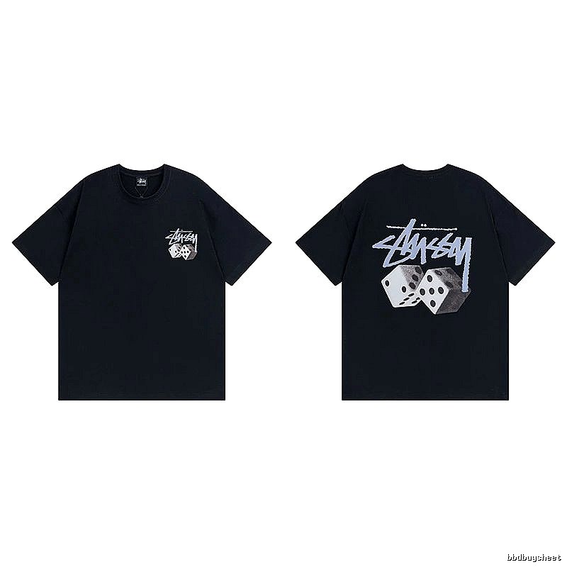 Stussy Black Spider Graphic T-Shirt Layered Outfit Logo