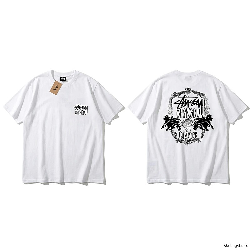 Stussy Chengdu Series Simple White T-shirt