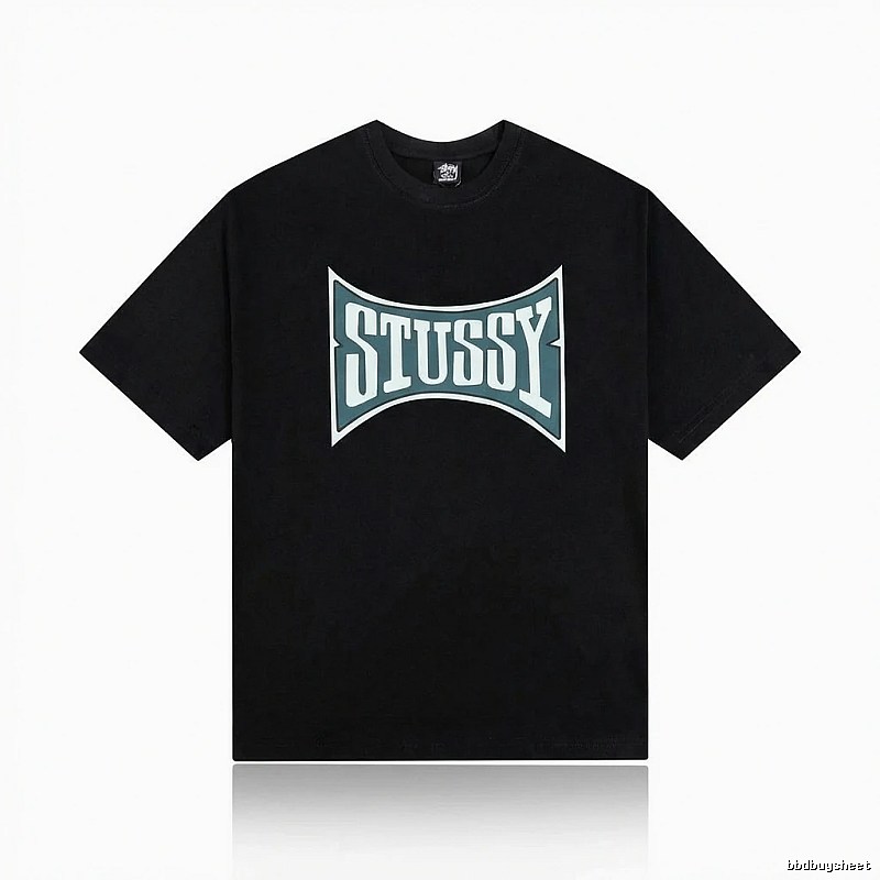 Stussy classic black T-shirt
