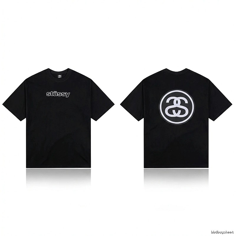 Stussy classic black T-shirt