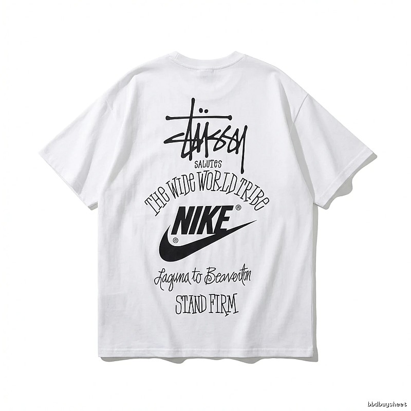Stussy Co-branded Simple White T-shirt