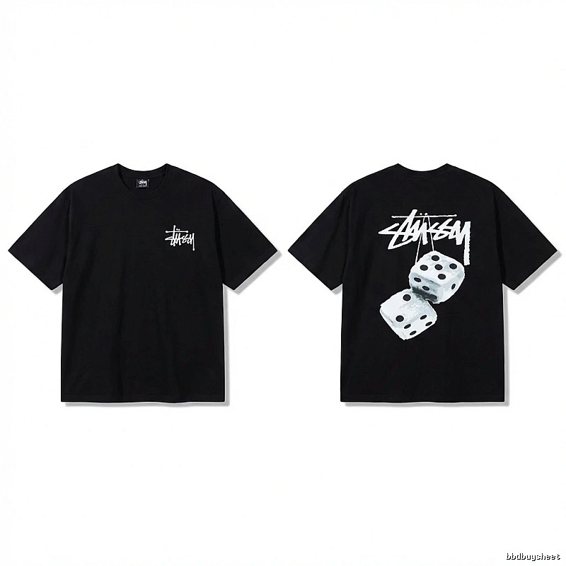 Stussy Dice Style Black T-shirt