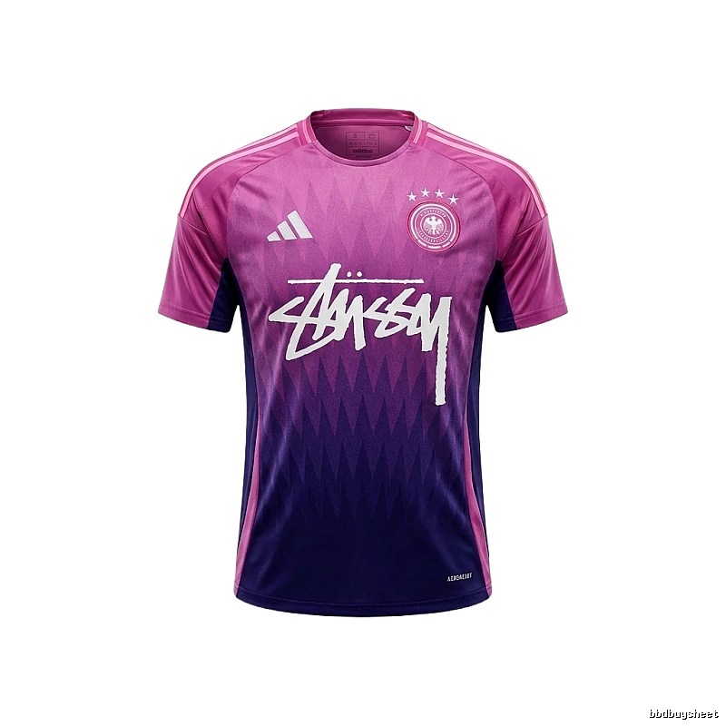Stussy Gradient Style Pink-Purple T-shirt