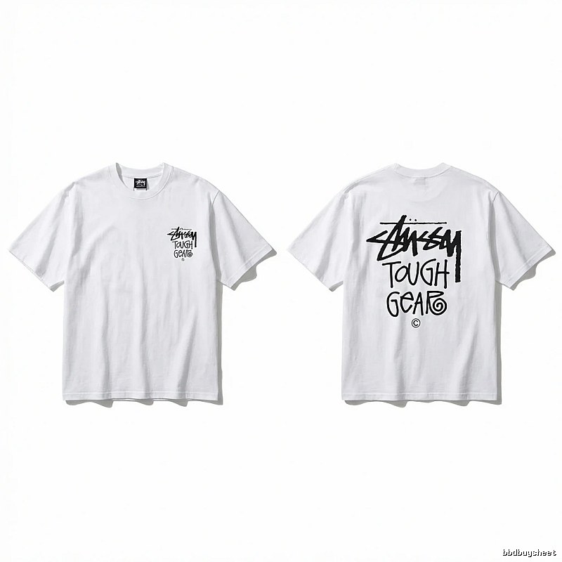 Stussy Graffiti Style White T-shirt