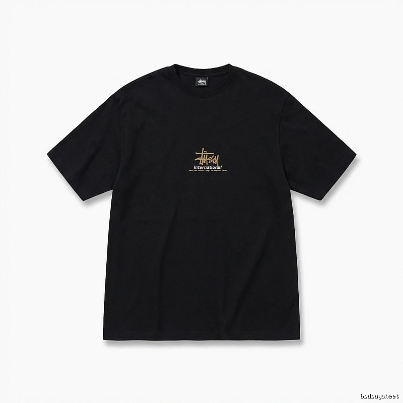 Stussy International Style Black T-shirt