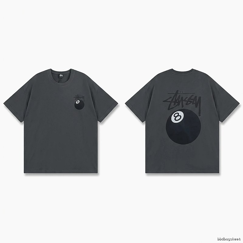 Stussy No.8 Retro Black T-shirt