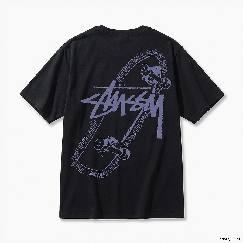 Stussy Skateboarding Series Black T-shirt