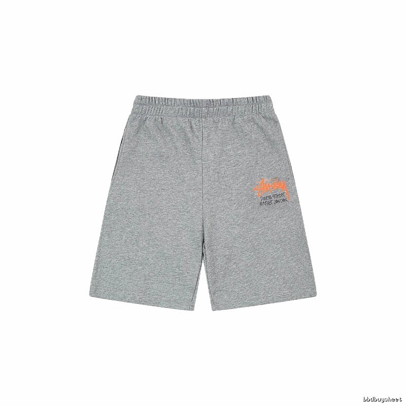 Stussy street-style grey shorts