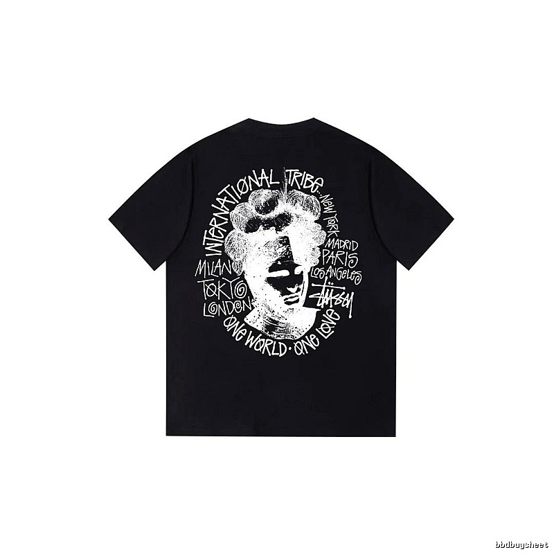 Stussy Weekend Graphic T-shirt Black White Stussy for Seasonal Looks