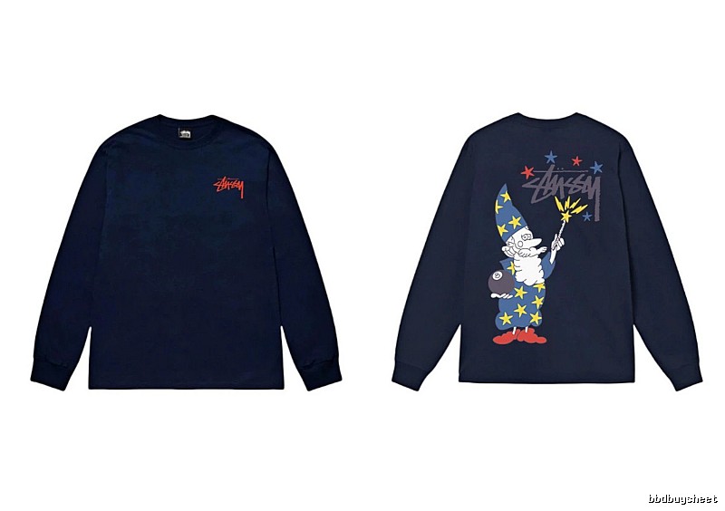 Stussy Wizard Series Dark Style Long-sleeve