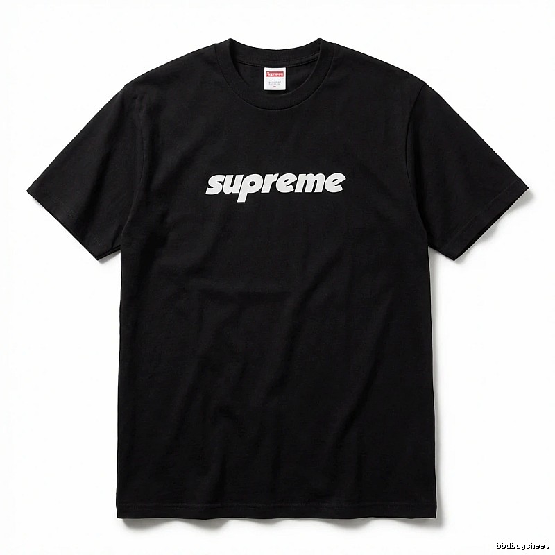 Supreme basic black T-shirt