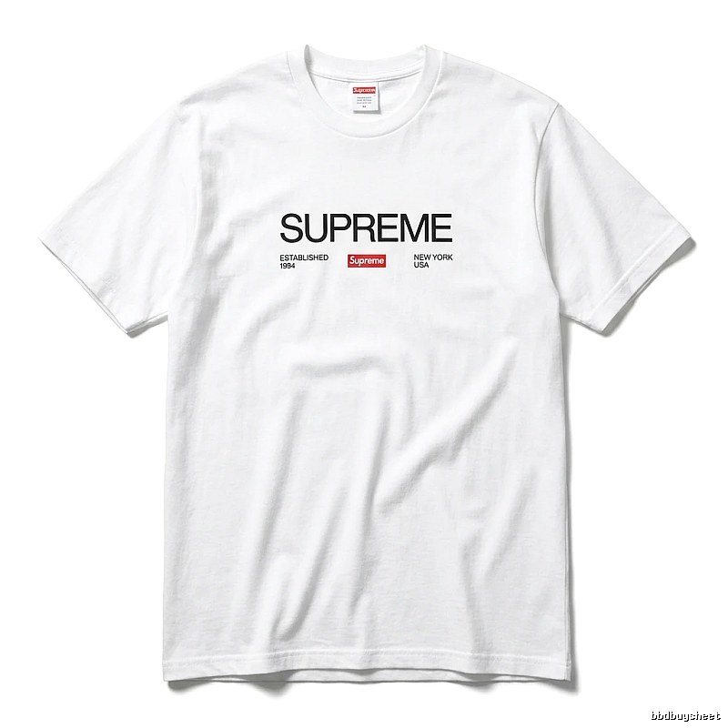 Supreme basic white T-shirt