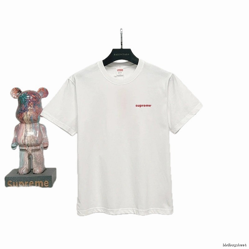 Supreme Classic Minimalist Style White T-shirt