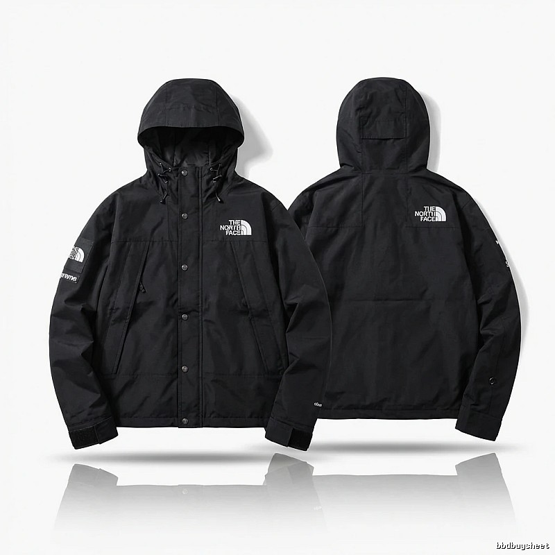 Supreme co-branded black windbreaker