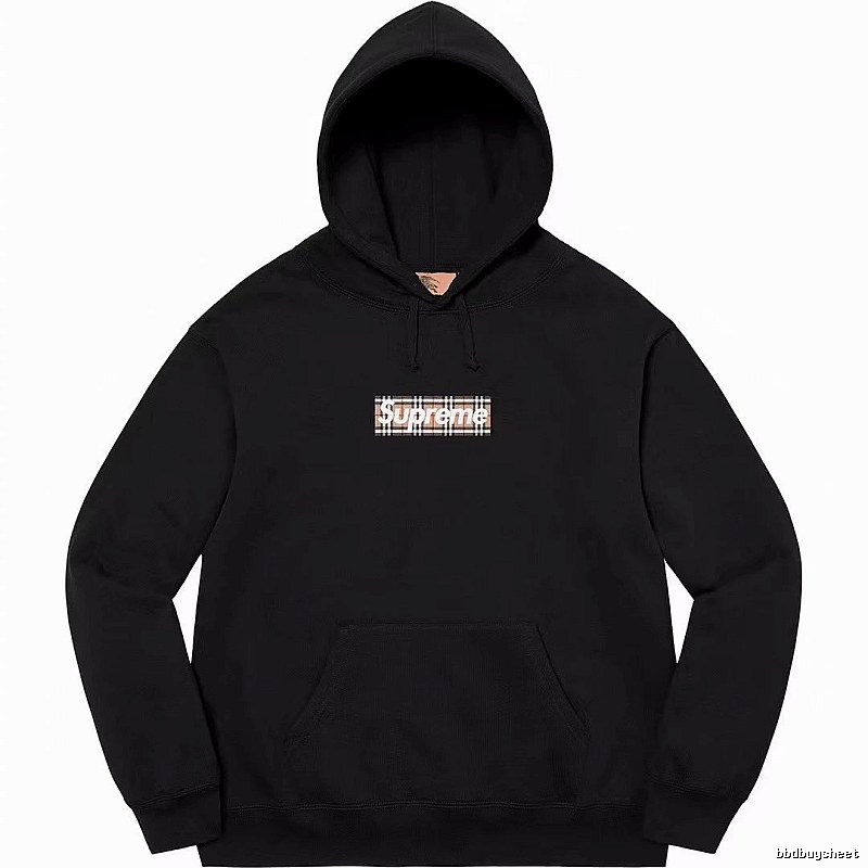 Supreme Monogram Logo hoodie Gray Red Oversized for Casual Outfits