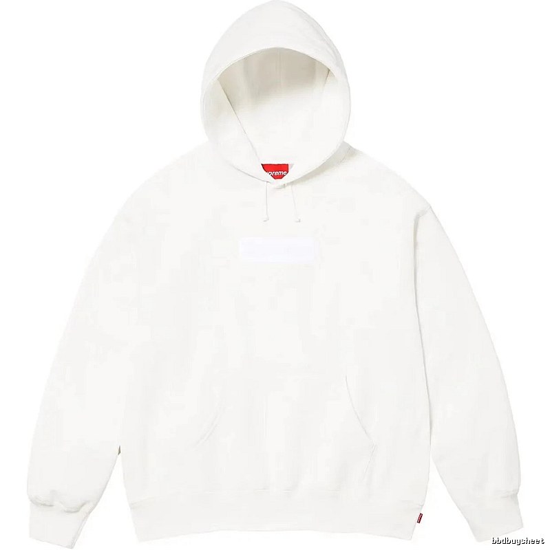 Supreme Monogram Logo hoodie Gray Red Oversized for Layered Styling