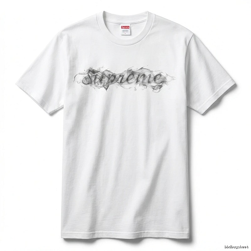 Supreme Smoke Style White T-shirt