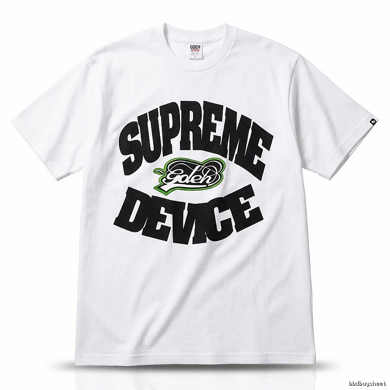 Supreme trendy brand white T-shirt