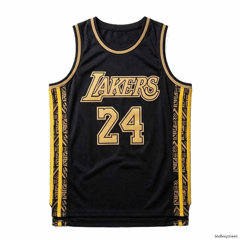 The No. 24 black jersey of the Los Angeles Lakers