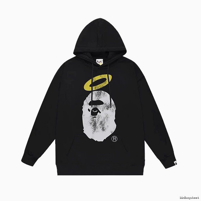 The trendy style of Bape sweatshirt in black.