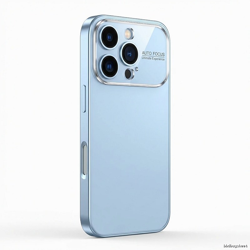 Transparent border iPhone light gray phone case