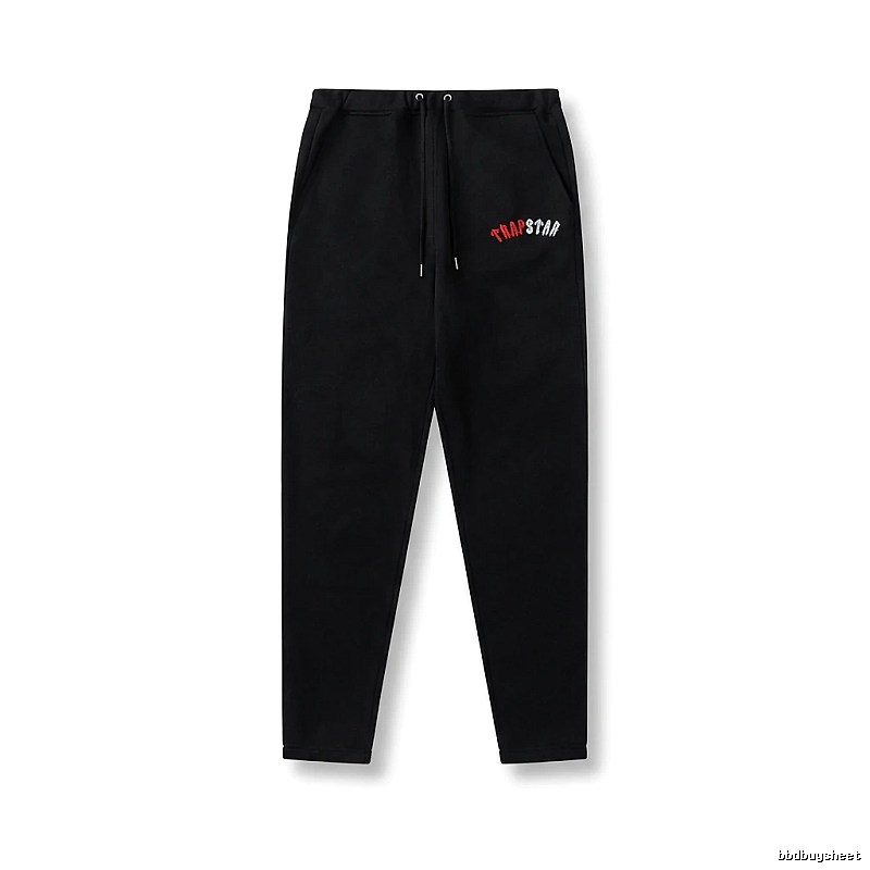 Trapstar minimalist style black sweatpants
