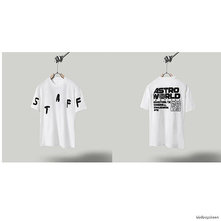 Travis Scott AstroWorld Street Style White T-Shirt