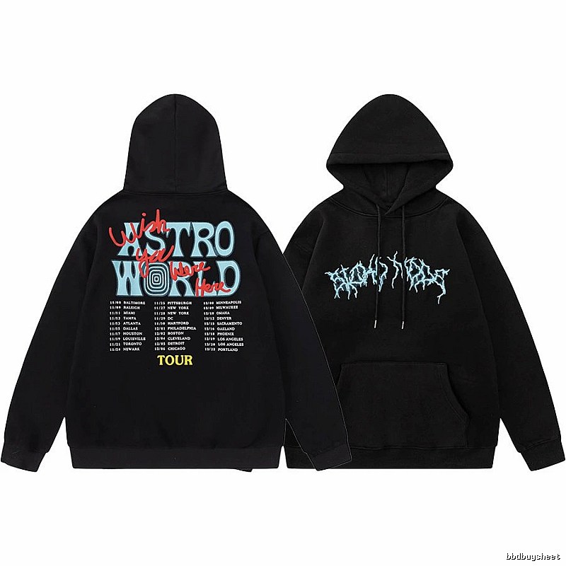 Travis Scott Classic Graphic hoodie Green Printed Graphics with Travel-Friendly Style