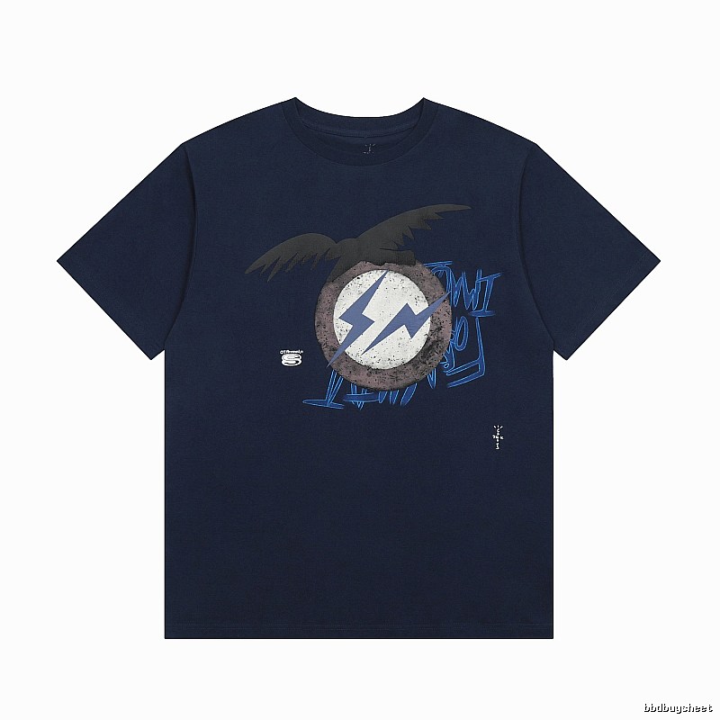Travis Scott Compact Graphic T-shirt Brown Travis Scott for Smart Casual Looks