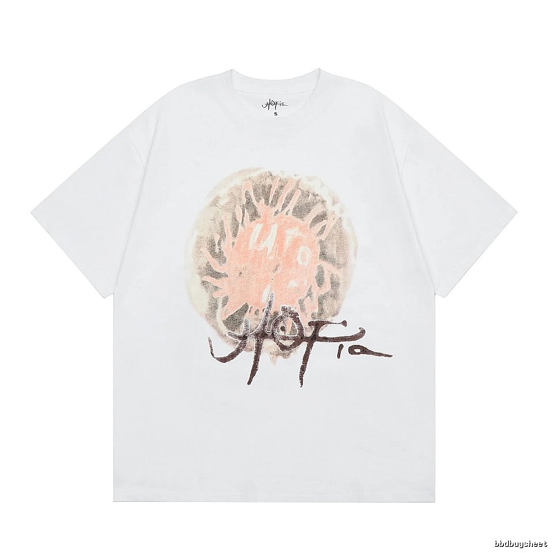 Travis Scott Travel Graphic T-shirt Brown Travis Scott with Soft Visual Tone
