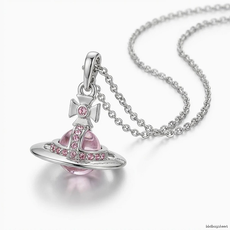 Vivienne Westwood Saturn series silver necklace