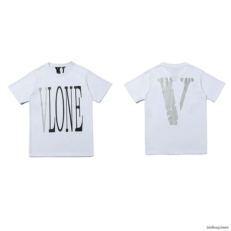 Vlone Patterned Logo T-shirt Black Purple Vlone with Signature Styling