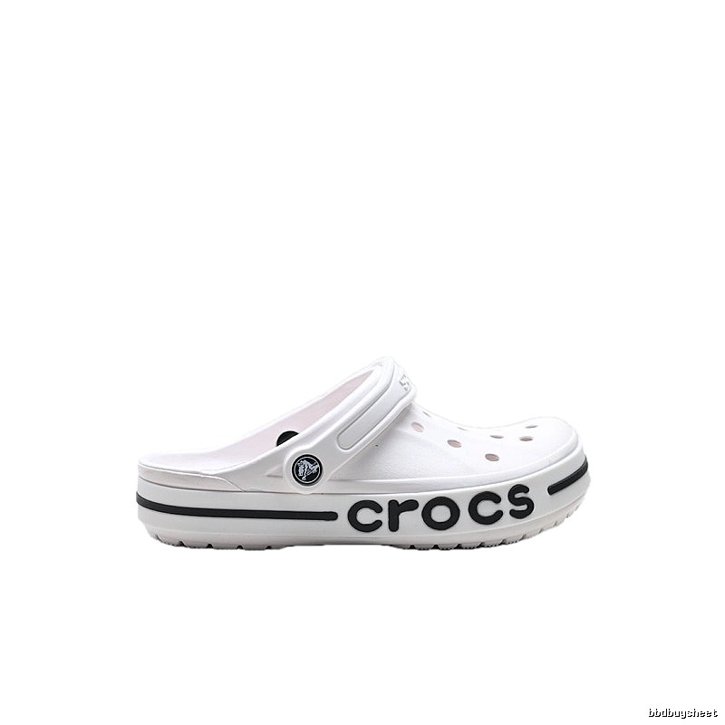 White trendy style of Crocs clogs
