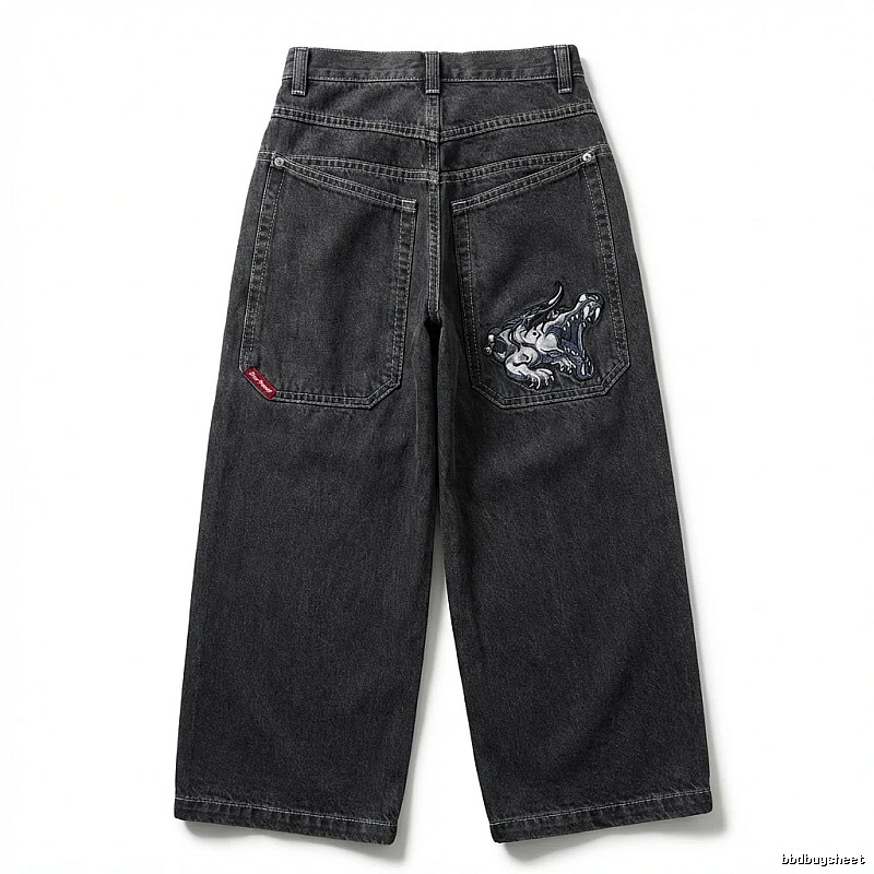 Y2K dark style jeans